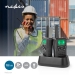 Walkie talkie Set | 2 Handsets | Tot 10 km | Frequentiekanalen: 8 | PTT / VOX | tot 6 uur | Oplaadstation inbegrepen | Koptelefoonoutput | Zwart