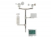 WEERSTATION MET ZENDER OP ZONNE-ENERGIE EN PC-INTERFACE