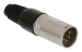 Connector XLR 5-Pin Male Metaal Zilver