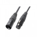 TS176036 Connex Kabel XLR Male - Female 30m Zwart