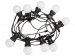 LED-FEESTSLINGER, 9.5 m, 10 WARMWITTE LAMPEN