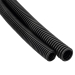 BK17303 Zwarte flexibele PVC buis 5/8" 16mm geribd